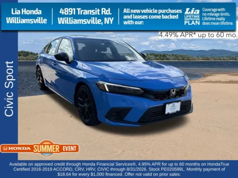 Blue 2023 Honda Civic Sport for sale in Buffalo, NY