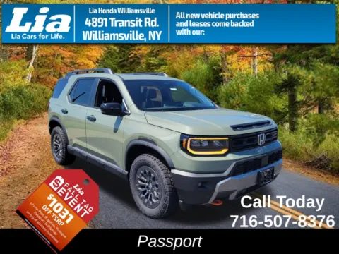 Green 2026 Honda Passport TrailSport for sale in Buffalo, NY