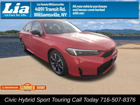 Red 2026 Honda Civic Hybrid Sport Touring for sale in Buffalo, NY