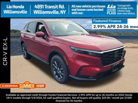 Red 2026 Honda CR-V EX-L for sale in Buffalo, NY