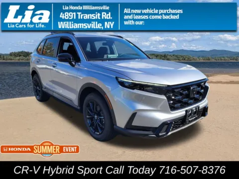 Silver 2026 Honda CR-V Hybrid Sport for sale in Buffalo, NY