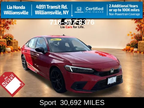 Red 2024 Honda Civic Sport for sale in Buffalo, NY