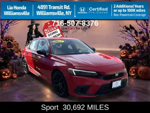 Red 2024 Honda Civic Sport for sale in Buffalo, NY