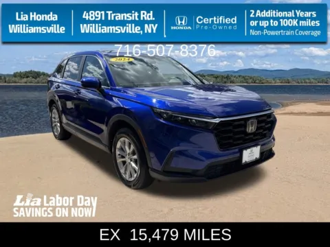 Blue 2024 Honda CR-V EX for sale in Buffalo, NY