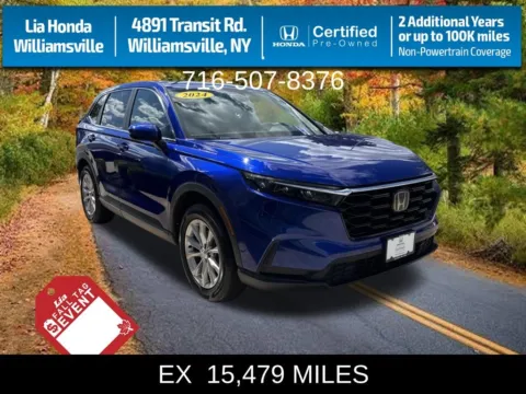 Blue 2024 Honda CR-V EX for sale in Buffalo, NY