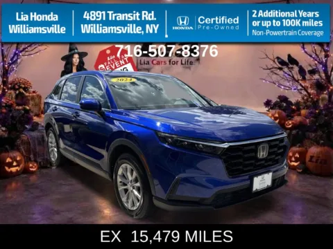 Blue 2024 Honda CR-V EX for sale in Buffalo, NY