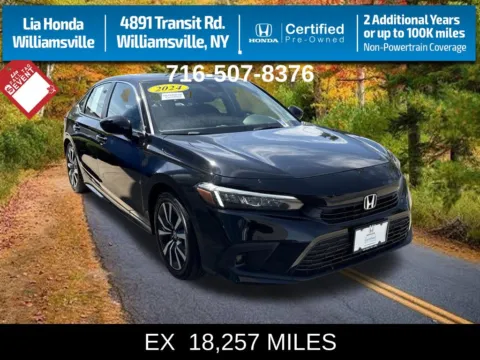 Black 2024 Honda Civic EX for sale in Buffalo, NY