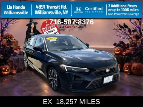 Black 2024 Honda Civic EX for sale in Buffalo, NY