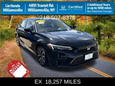 Black 2024 Honda Civic EX for sale in Buffalo, NY