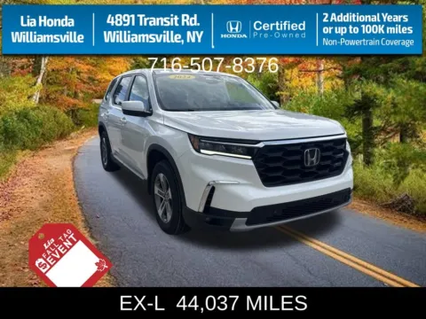 White 2024 Honda Pilot EX-L for sale in Buffalo, NY