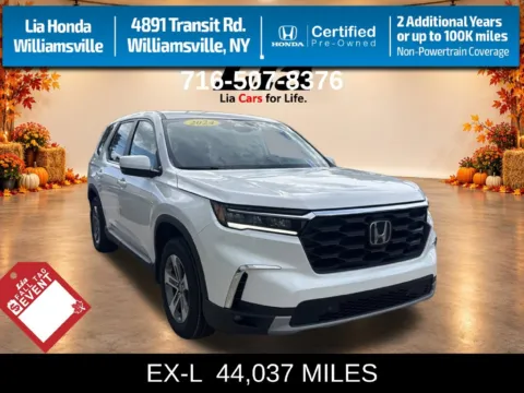 White 2024 Honda Pilot EX-L for sale in Buffalo, NY