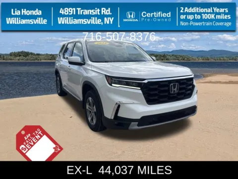 White 2024 Honda Pilot EX-L for sale in Buffalo, NY