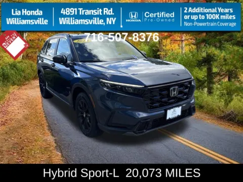 Blue 2024 Honda CR-V Hybrid Sport-L for sale in Buffalo, NY