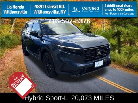 Blue 2024 Honda CR-V Hybrid Sport-L for sale in Buffalo, NY
