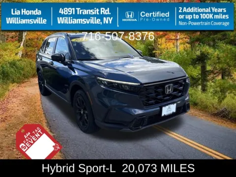 Blue 2024 Honda CR-V Hybrid Sport-L for sale in Buffalo, NY