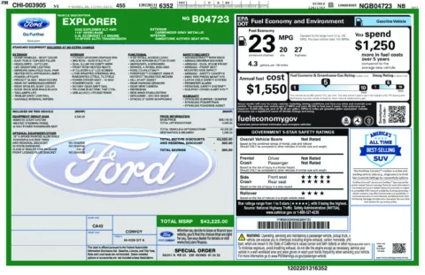 Another view of 2022 Ford Explorer XLT for sale in Buffalo, NY at Lia Honda Williamsville