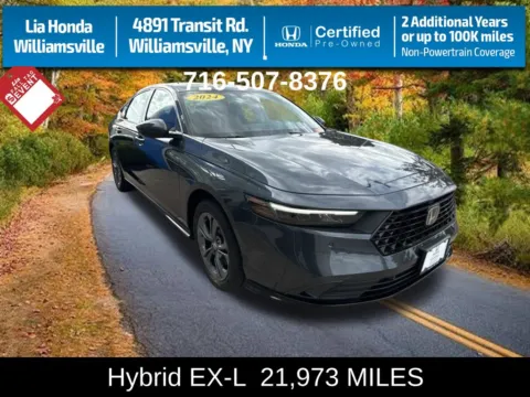 Gray 2024 Honda Accord Hybrid EX-L for sale in Buffalo, NY