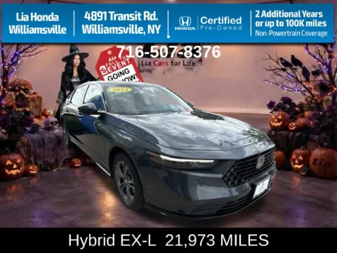 Gray 2024 Honda Accord Hybrid EX-L for sale in Buffalo, NY
