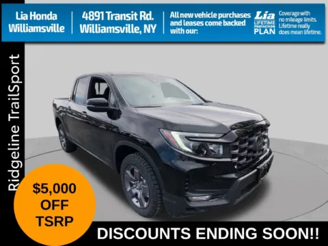 Black 2026 Honda Ridgeline TrailSport for sale in Buffalo, NY