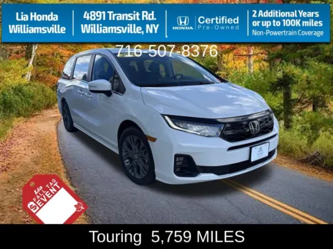 White 2026 Honda Odyssey Touring for sale in Buffalo, NY