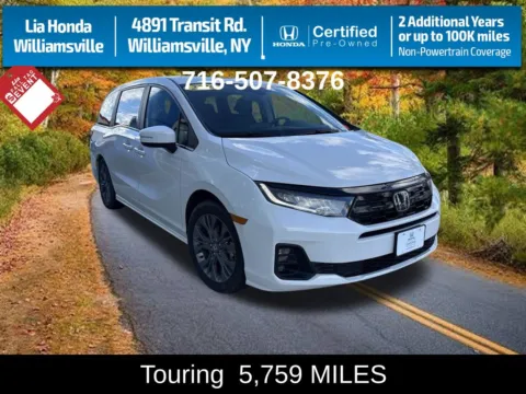 White 2026 Honda Odyssey Touring for sale in Buffalo, NY