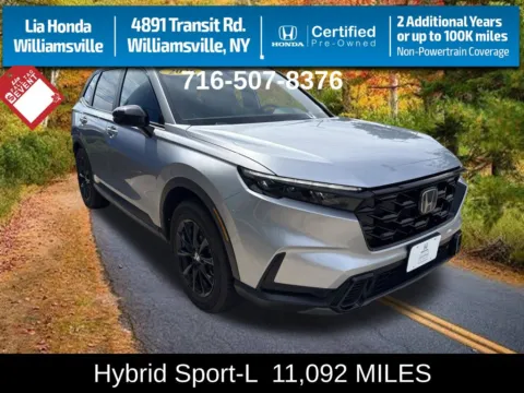 Silver 2026 Honda CR-V Hybrid Sport-L for sale in Buffalo, NY