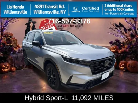 Silver 2026 Honda CR-V Hybrid Sport-L for sale in Buffalo, NY
