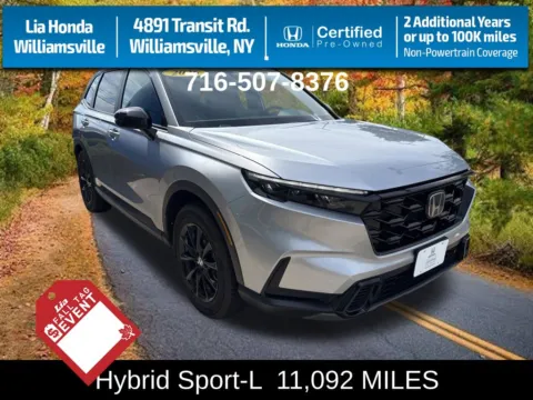 Silver 2026 Honda CR-V Hybrid Sport-L for sale in Buffalo, NY