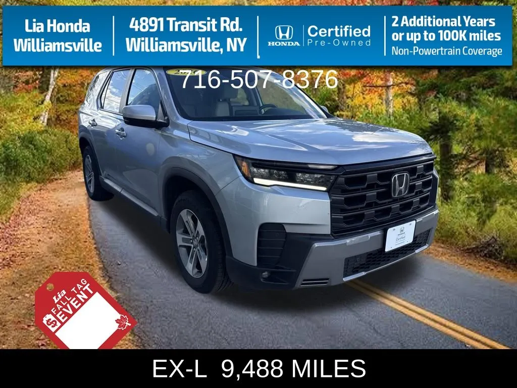 Silver 2026 Honda Pilot EX-L for sale in Buffalo, NY