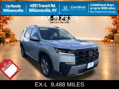 Silver 2026 Honda Pilot EX-L for sale in Buffalo, NY