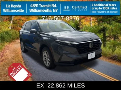 Gray 2024 Honda CR-V EX for sale in Buffalo, NY