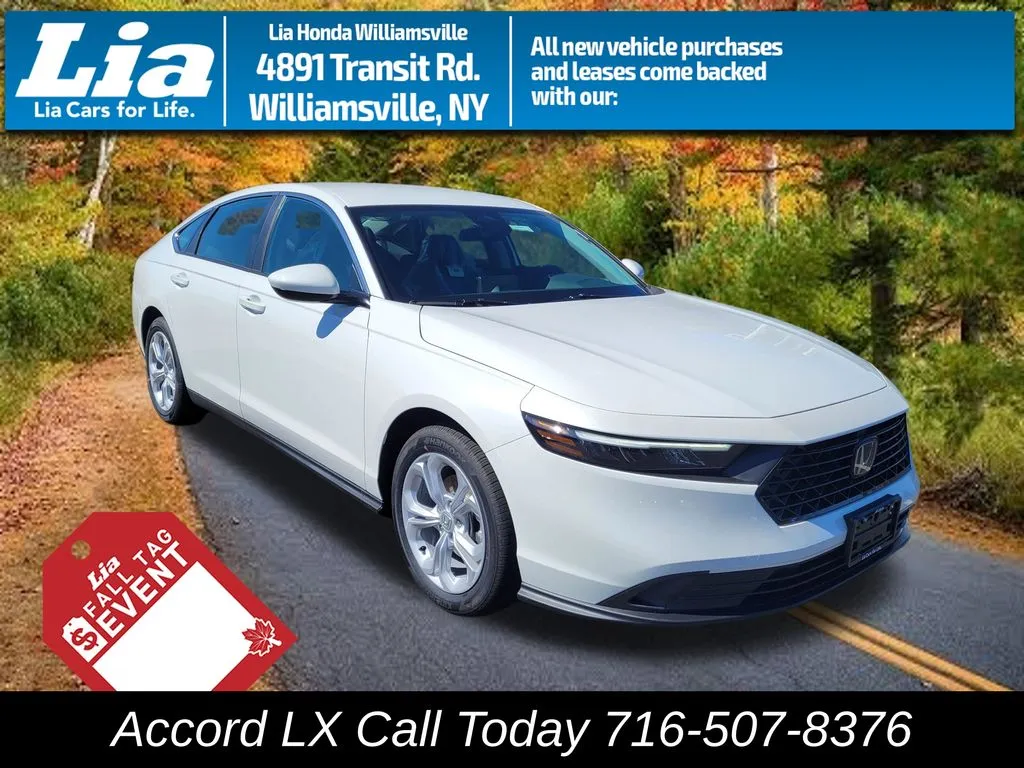 White 2026 Honda Accord LX for sale in Buffalo, NY