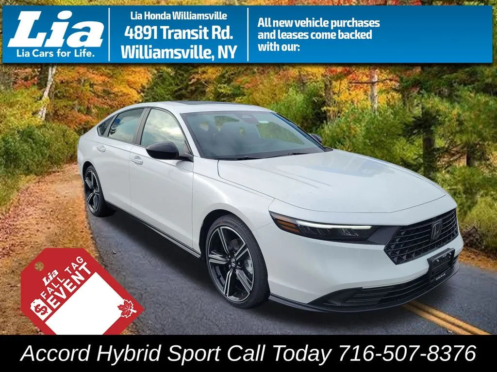 White 2026 Honda Accord Hybrid Sport for sale in Buffalo, NY