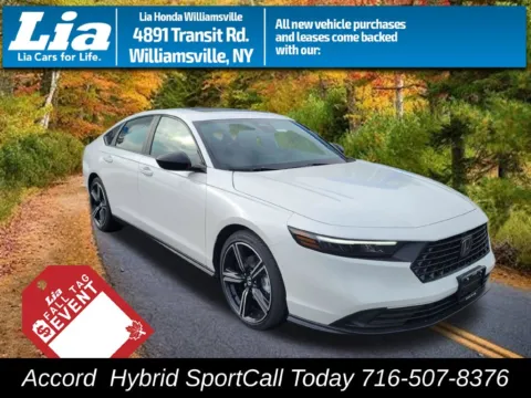 White 2026 Honda Accord Hybrid Sport for sale in Buffalo, NY