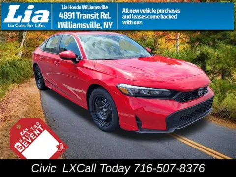 Red 2026 Honda Civic LX for sale in Buffalo, NY