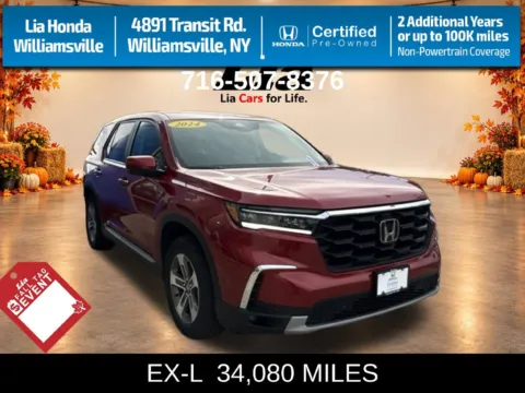 Red 2024 Honda Pilot EX-L for sale in Buffalo, NY