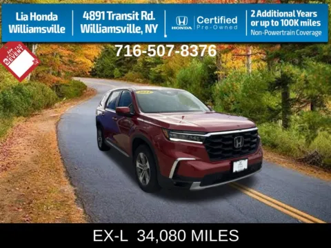 Red 2024 Honda Pilot EX-L for sale in Buffalo, NY
