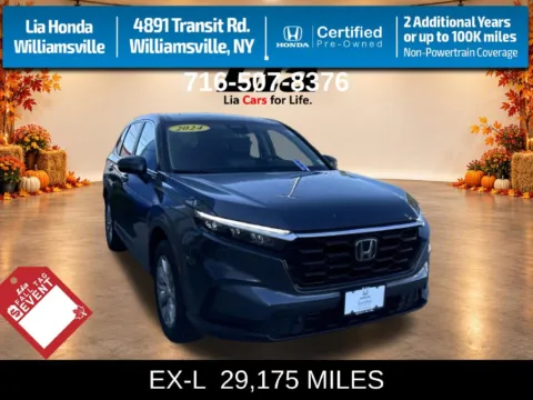 Gray 2024 Honda CR-V EX-L for sale in Buffalo, NY