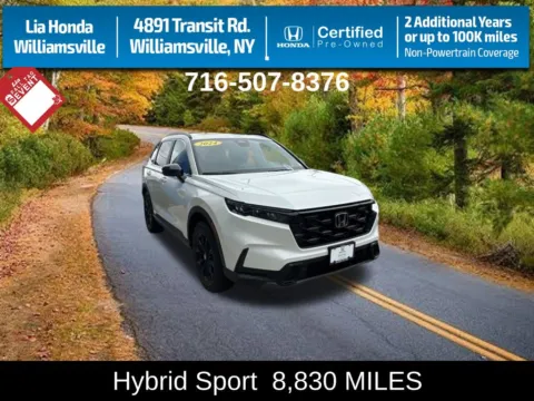 White 2024 Honda CR-V Hybrid Sport for sale in Buffalo, NY