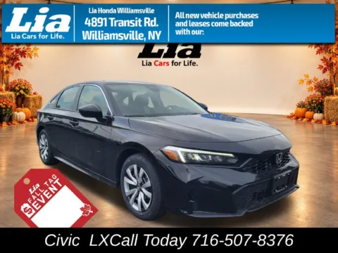 Black 2026 Honda Civic LX for sale in Buffalo, NY