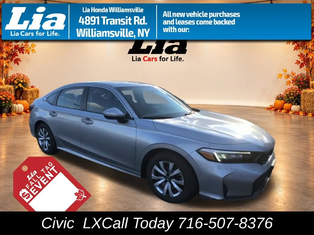 Silver 2026 Honda Civic LX for sale in Buffalo, NY