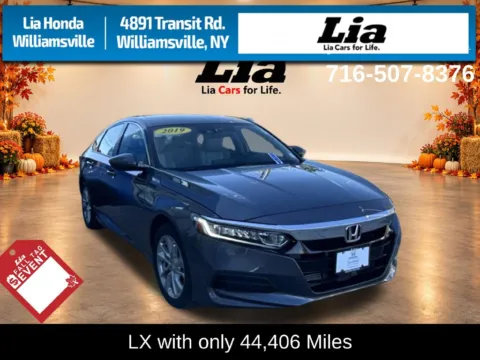 Gray 2019 Honda Accord LX for sale in Buffalo, NY