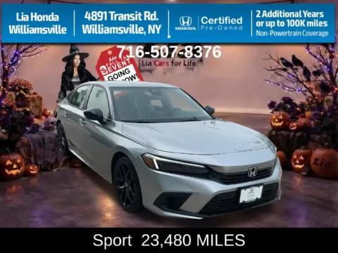 Silver 2023 Honda Civic Sport for sale in Buffalo, NY