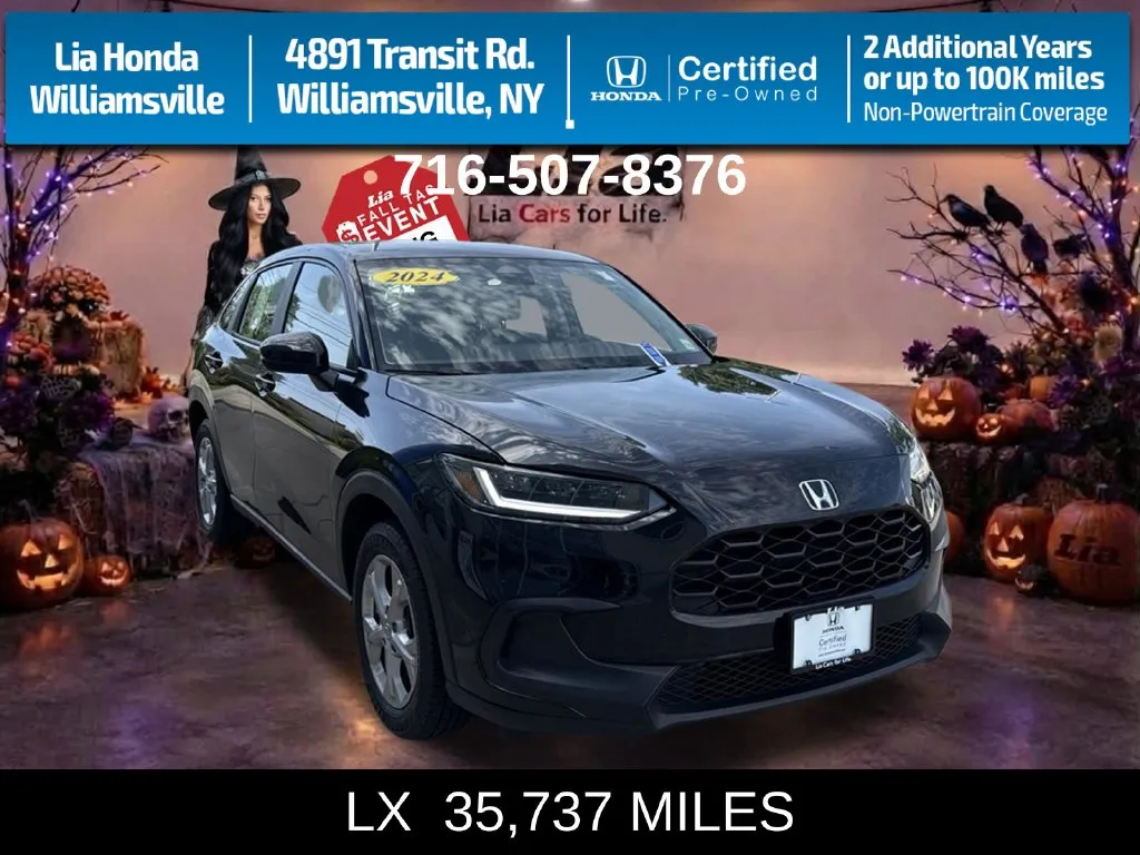 Black 2024 Honda HR-V LX for sale in Buffalo, NY