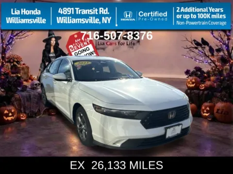 White 2023 Honda Accord EX for sale in Buffalo, NY