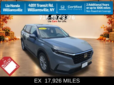 Gray 2024 Honda CR-V EX for sale in Buffalo, NY