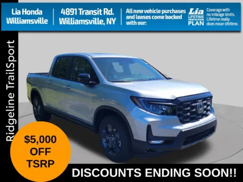 Silver 2026 Honda Ridgeline TrailSport for sale in Buffalo, NY