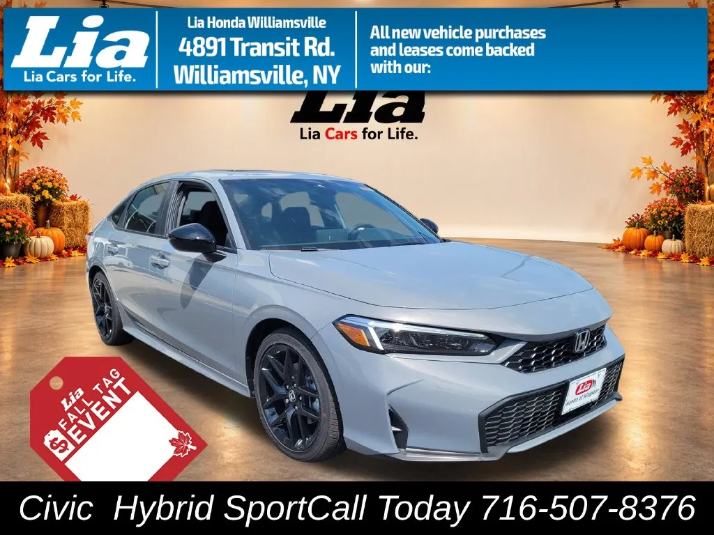 Gray 2026 Honda Civic Hybrid Sport for sale in Buffalo, NY