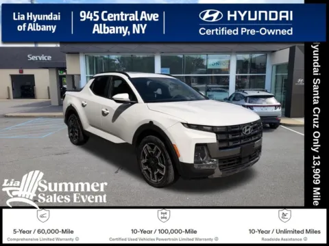 White 2025 Hyundai Santa Cruz Limited for sale in Albany, NY