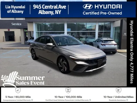 Gray 2025 Hyundai Elantra Limited for sale in Albany, NY